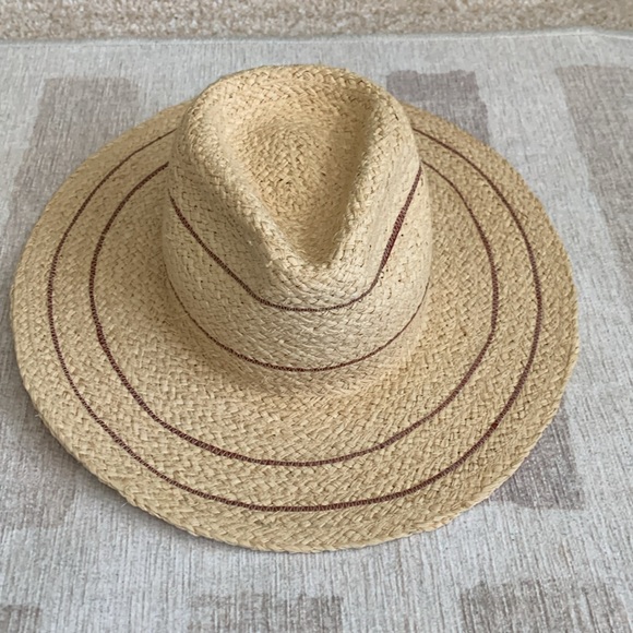 CAMILA FEDORA - NATURAL WITH STRIPES 55 XS - Picture 5 of 10